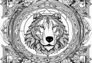 Healing with animals as the symbol tattoo idea