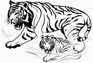 tigers tattoo idea