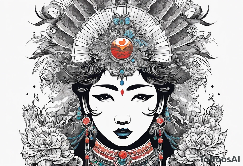 欲望 and the sun -
Simple tattoo idea