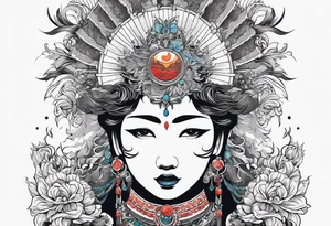 欲望 and the sun -
Simple tattoo idea