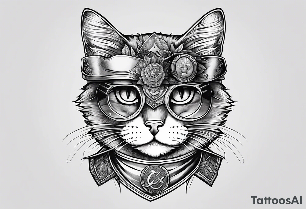 Communist cat tattoo idea