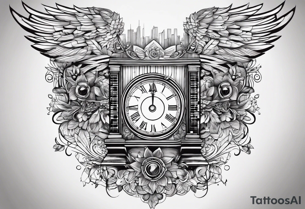 Imaginer un tatouage en lien avec la musique fix you et les paroles I will try to fix you. Inclure des notes de musiques tattoo idea