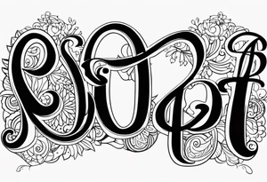 The name: Penellopy, and the name, Aghata Issis tattoo idea