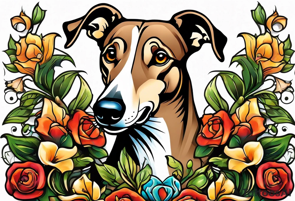 Greyhound tattoo idea