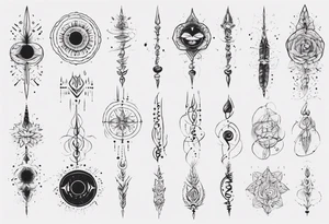 unalome tattoo idea