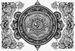 Sanskrit symbol for breathe tattoo idea