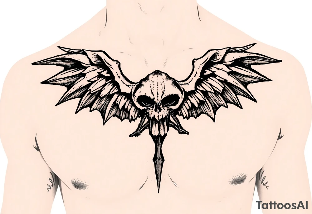 Dark Cover up tattoo idea
