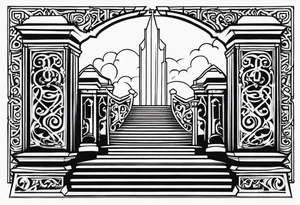 Valhalla  gates steps tattoo idea