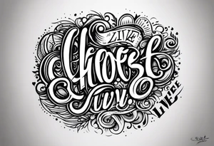 1.9.2023 I chose to live. tattoo idea