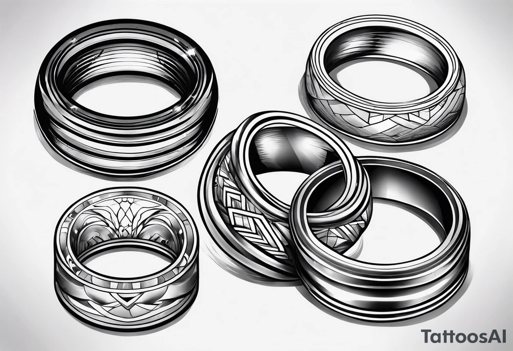 three rings tattoo idea