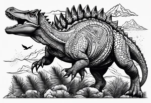 stegosaurs tattoo idea