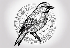 Freed birdie tattoo idea