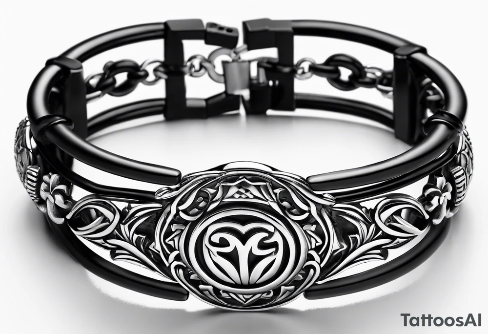 scottish bracelet with MKB tattoo idea