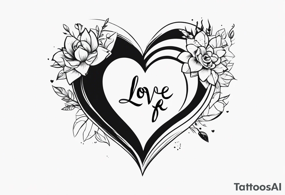 Love for life tattoo idea