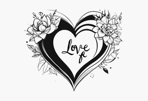 Love for life tattoo idea