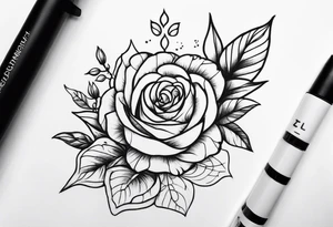 Zwei Rosen Leuchtturm tattoo idea