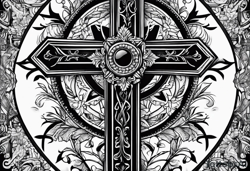 crosses tattoo idea