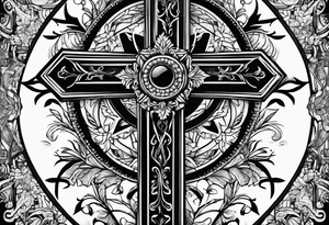 crosses tattoo idea