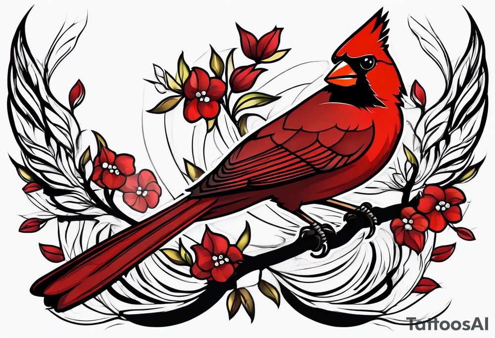 Cardinal tattoo idea