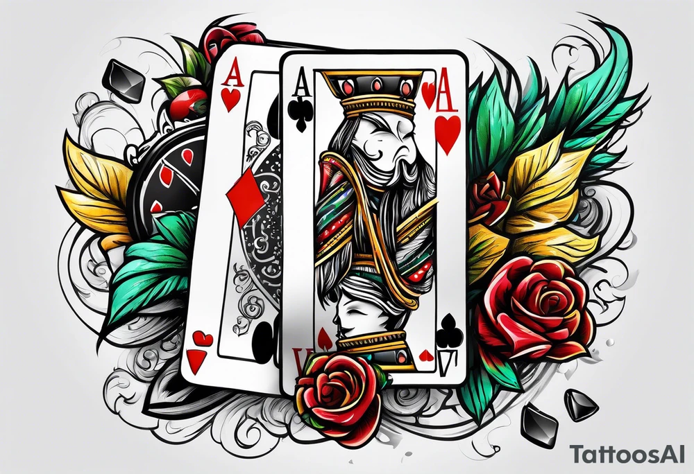 bet on me, gambling tattoo idea