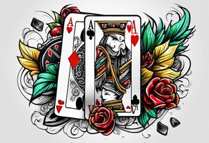 bet on me, gambling tattoo idea