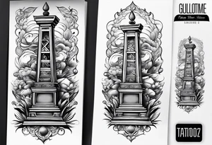 guillotine tattoo idea