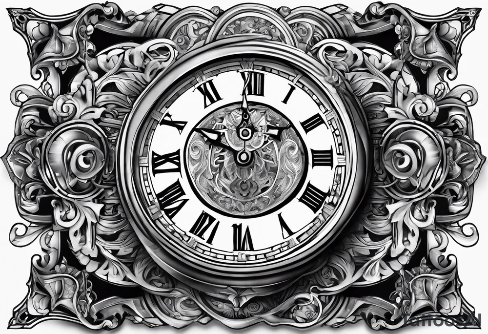 Time is money tattoo idea