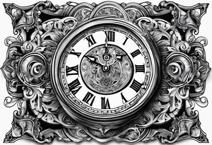 Time is money tattoo idea