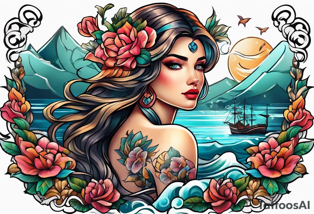 Siren tattoo idea