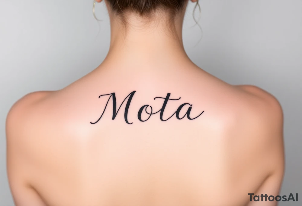 Mota tattoo idea