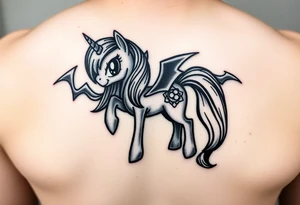 Demonic my little pony tattoo idea