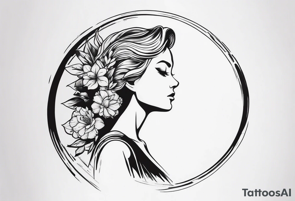 spine tattoo with a halo tattoo idea