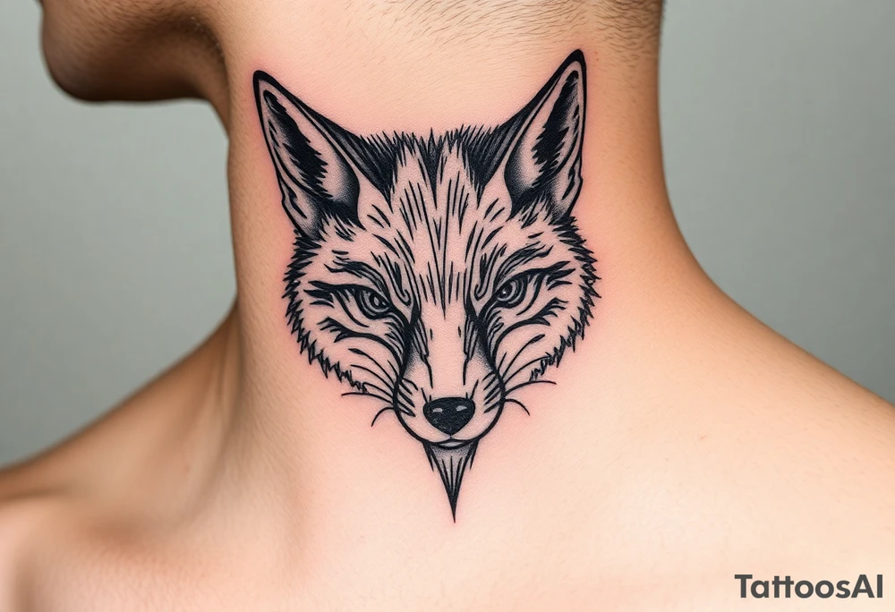Remove the fox head tattoo idea