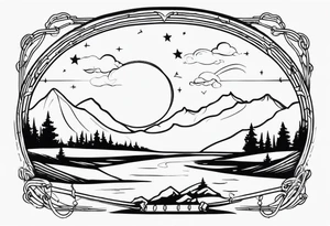 SOMEDAY WE WILL ALL BE FREE as a full sentence on one line tattoo idea