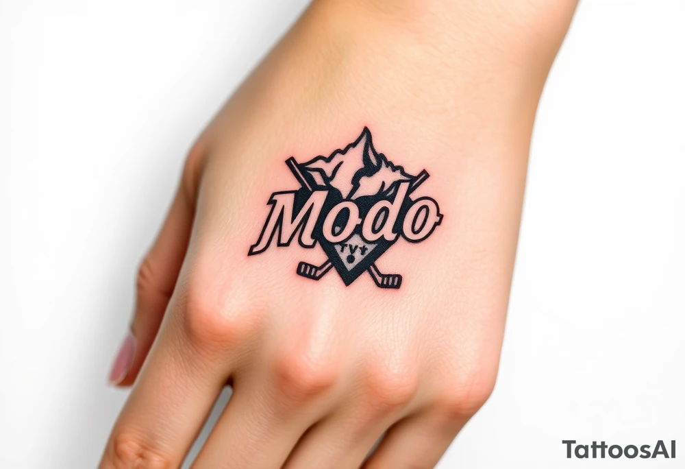 Modo hockey logo tattoo idea