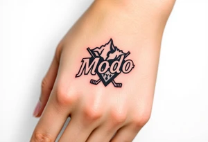 Modo hockey logo tattoo idea