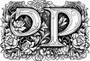 Honorata and Jacek marriage. Generate a tattoo from the letters H and J tattoo idea