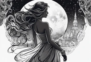 dancing in the moonlight tattoo idea