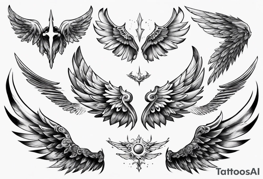 wings tattoo idea