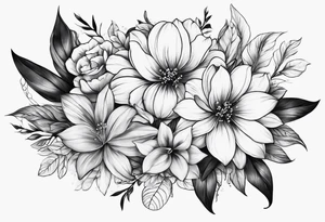 Floral Space Spine Tattoo tattoo idea