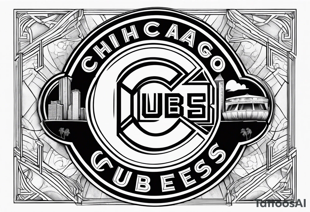 Chicago Cubs W tattoo idea