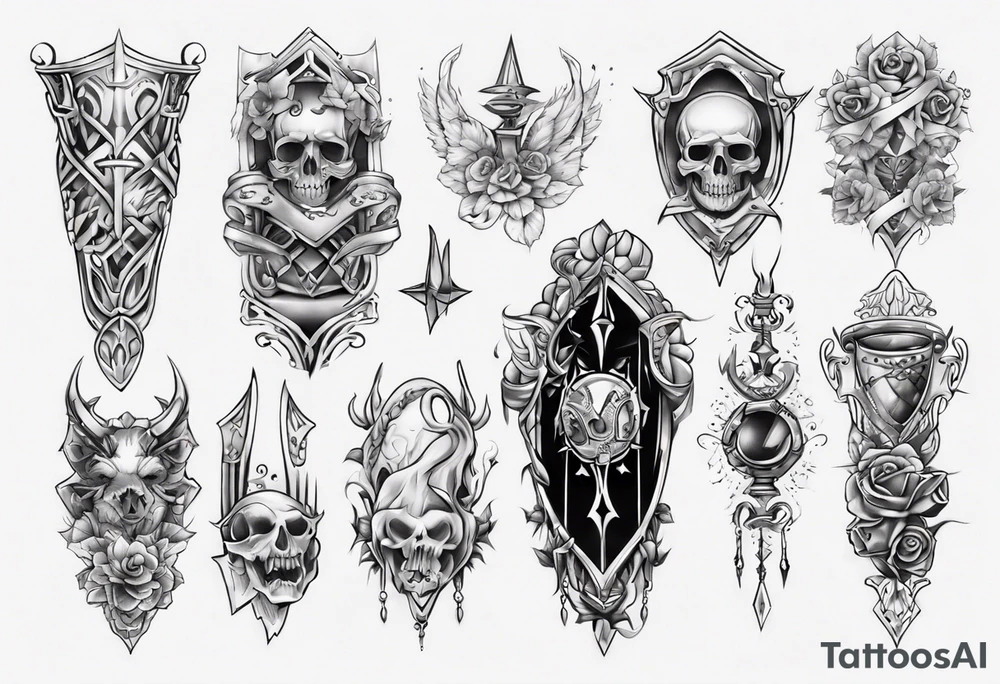 vambraces tattoo idea