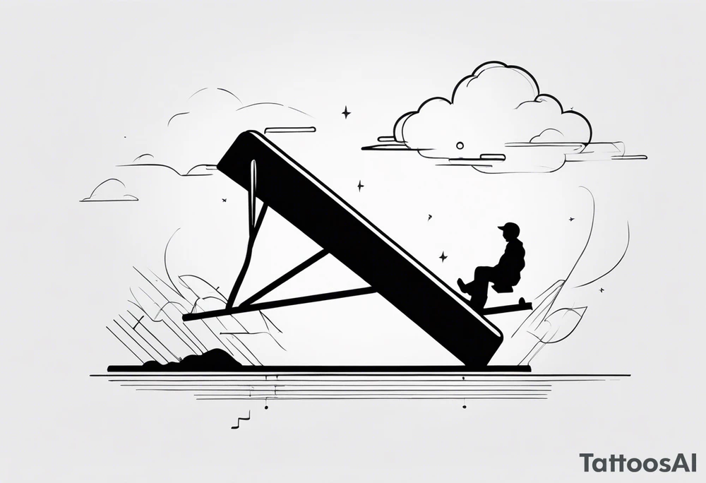 seesaw tattoo idea