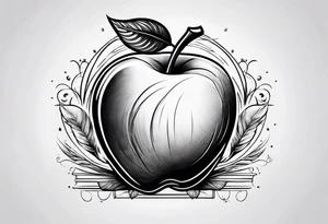 Teacher Apple tattoo idea