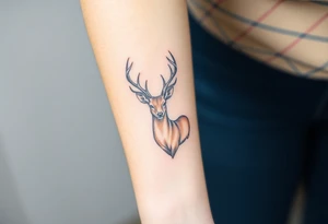 Deer tattoo idea