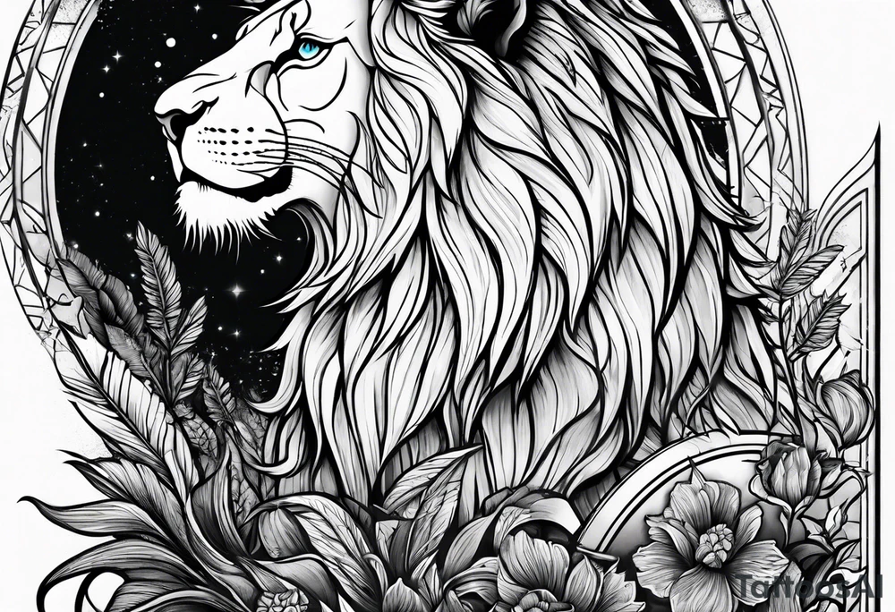 Lion from atlas tattoo idea