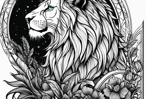 Lion from atlas tattoo idea