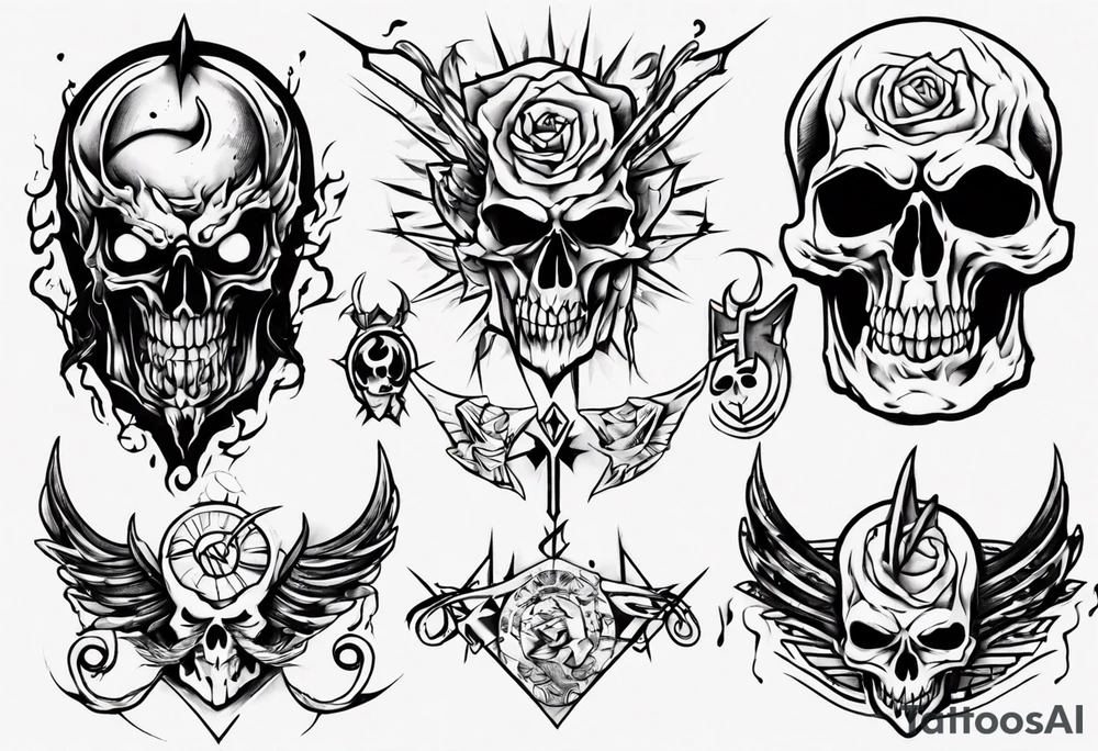 Evil tattoo idea