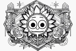 Ricky e morty tattoo idea