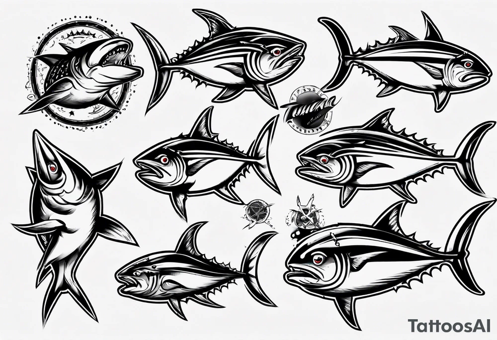 tuna tattoo idea